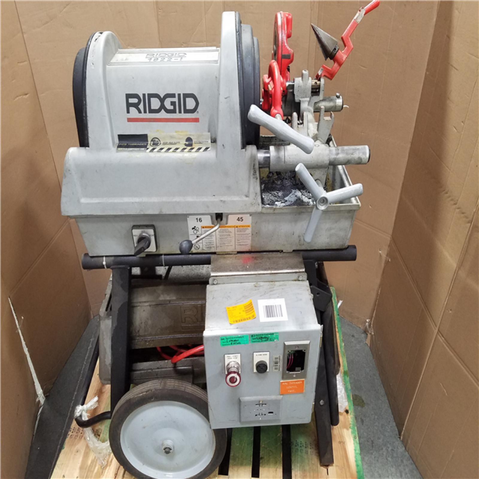 CALIFORNIA AS-IS RIDGID PIPE THREADER