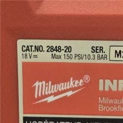 AS-IS Milwaukee 18V Cordless Electric Portable Inflator (Tool-Only)