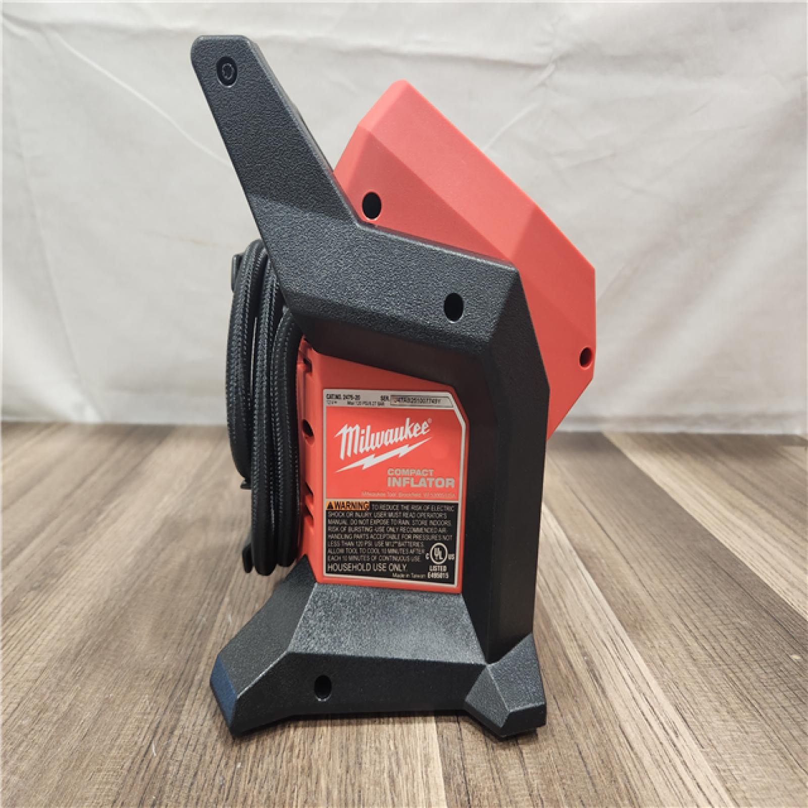 AS-IS- Milwaukee M12 Compact Inflator (Tool Only)