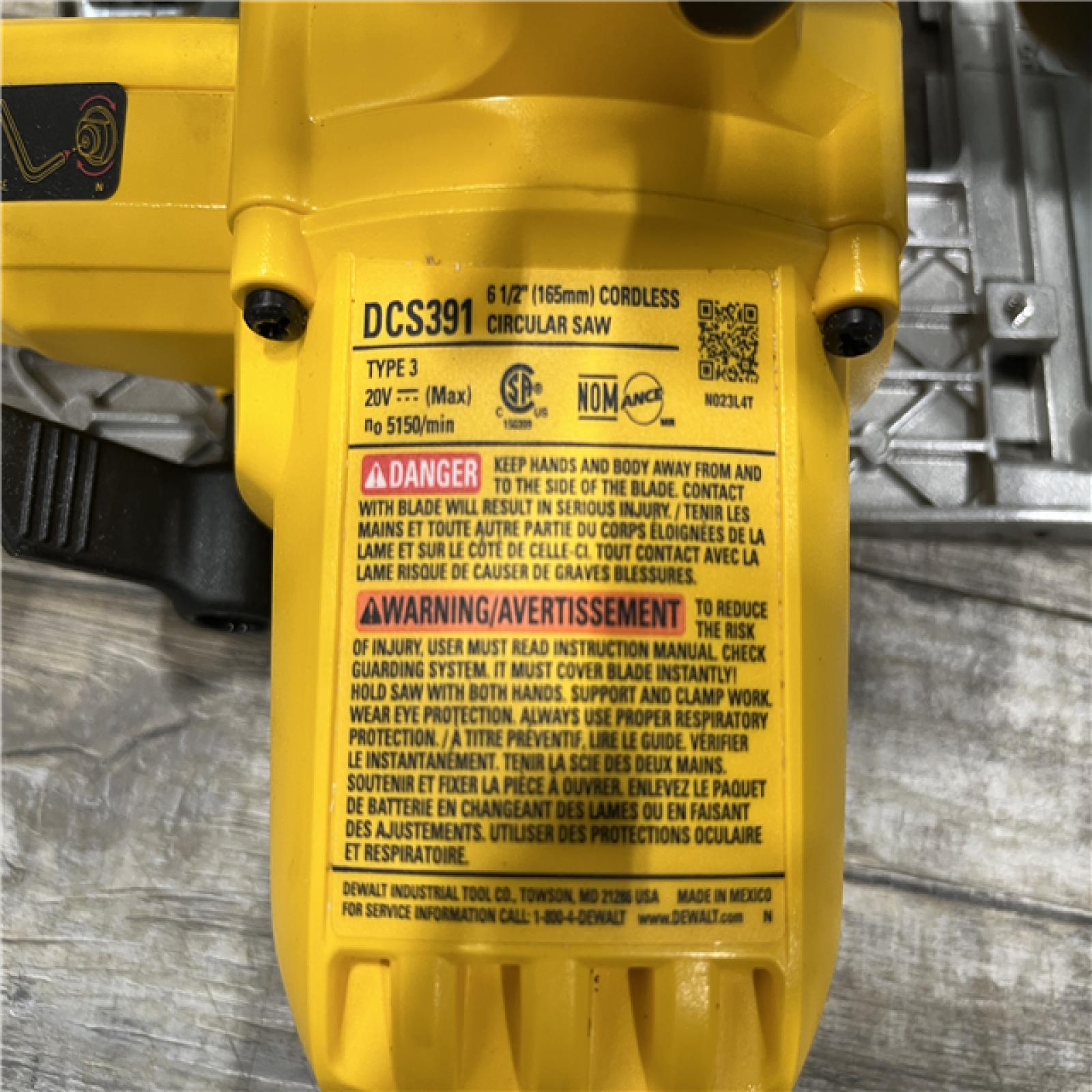 AS-IS DEWALT 6-1/2'' 165MM CIRCULAR SAW (Tool-Only)