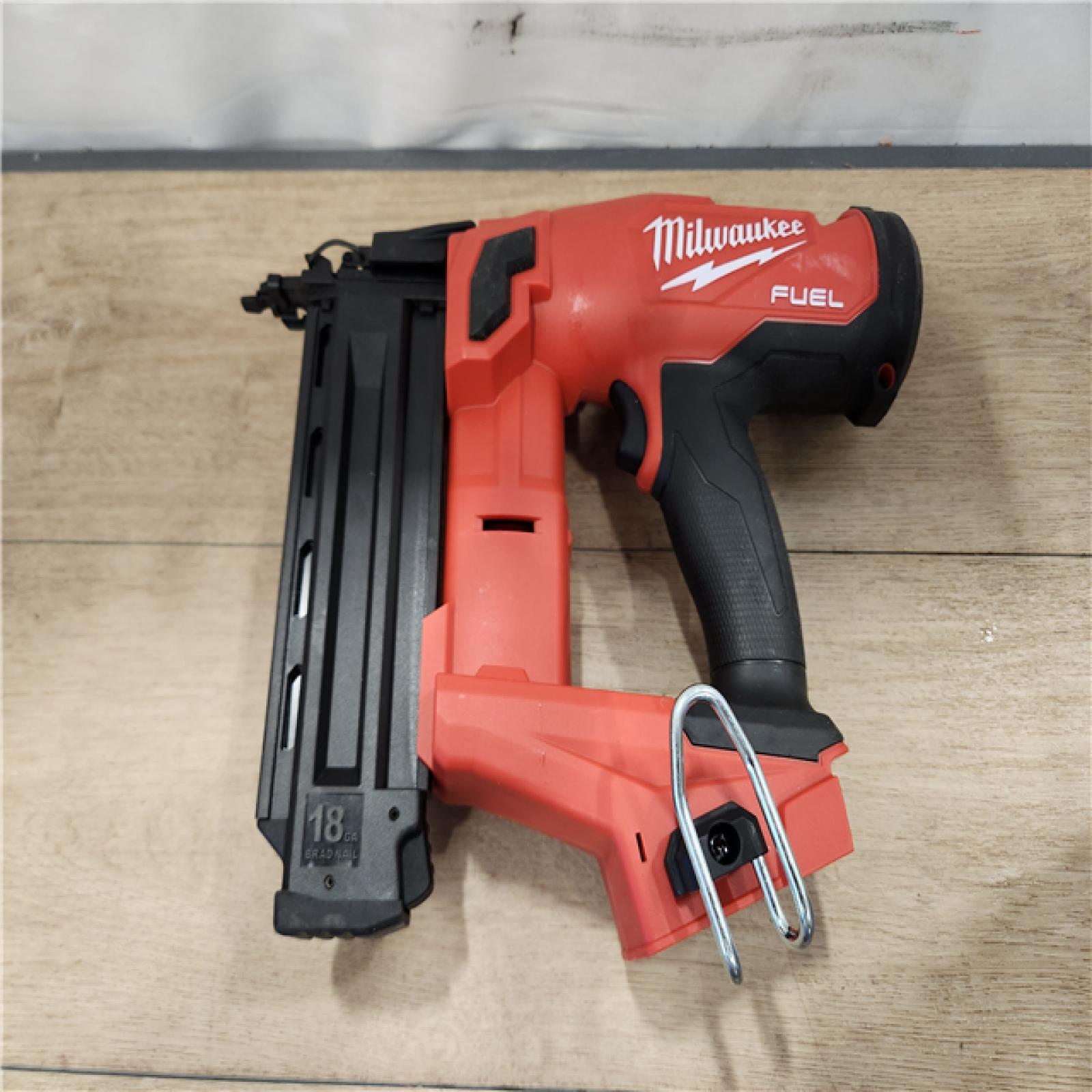 AS-IS- Milwaukee FUEL 18-Volt Lithium-Ion Brushless Cordless Gen II 18-Gauge Brad Nailer (Tool-Only)