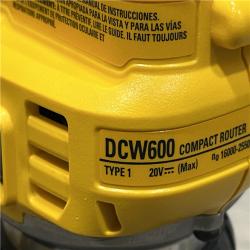 AS-IS DEWALT 20V MAX XR Cordless Brushless Fixed Base Compact Router (Tool Only)