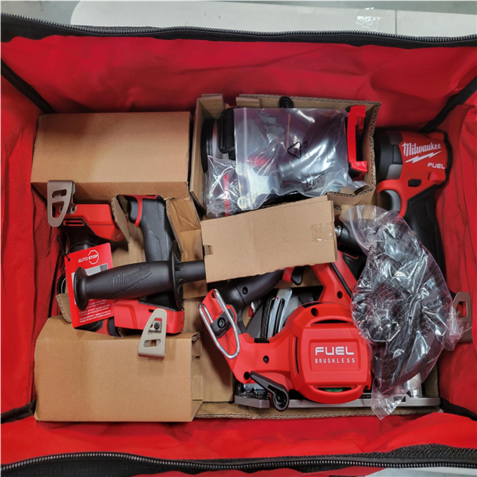 CALIFORNIA AS-IS MILWAUKEE M18 FUEL 7-TOOL COMBO KIT
