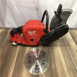 AS-IS Milwaukee  FUEL ONE-KEY 18V Lithium-Ion Brushless Cordless 9 in. Cut Off Saw (Tool-Only)