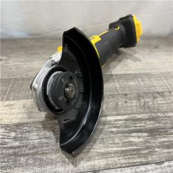 AS-IS DEWALT 20V MAX XR Cordless Brushless 4.5 in. Slide Switch Small Angle Grinder with Kickback Brake (Tool Only)