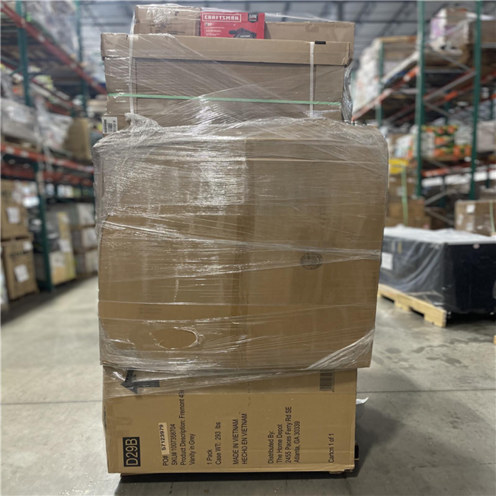 DALLAS LOCATION- AS-IS HOME IMPROVEMENT PALLET