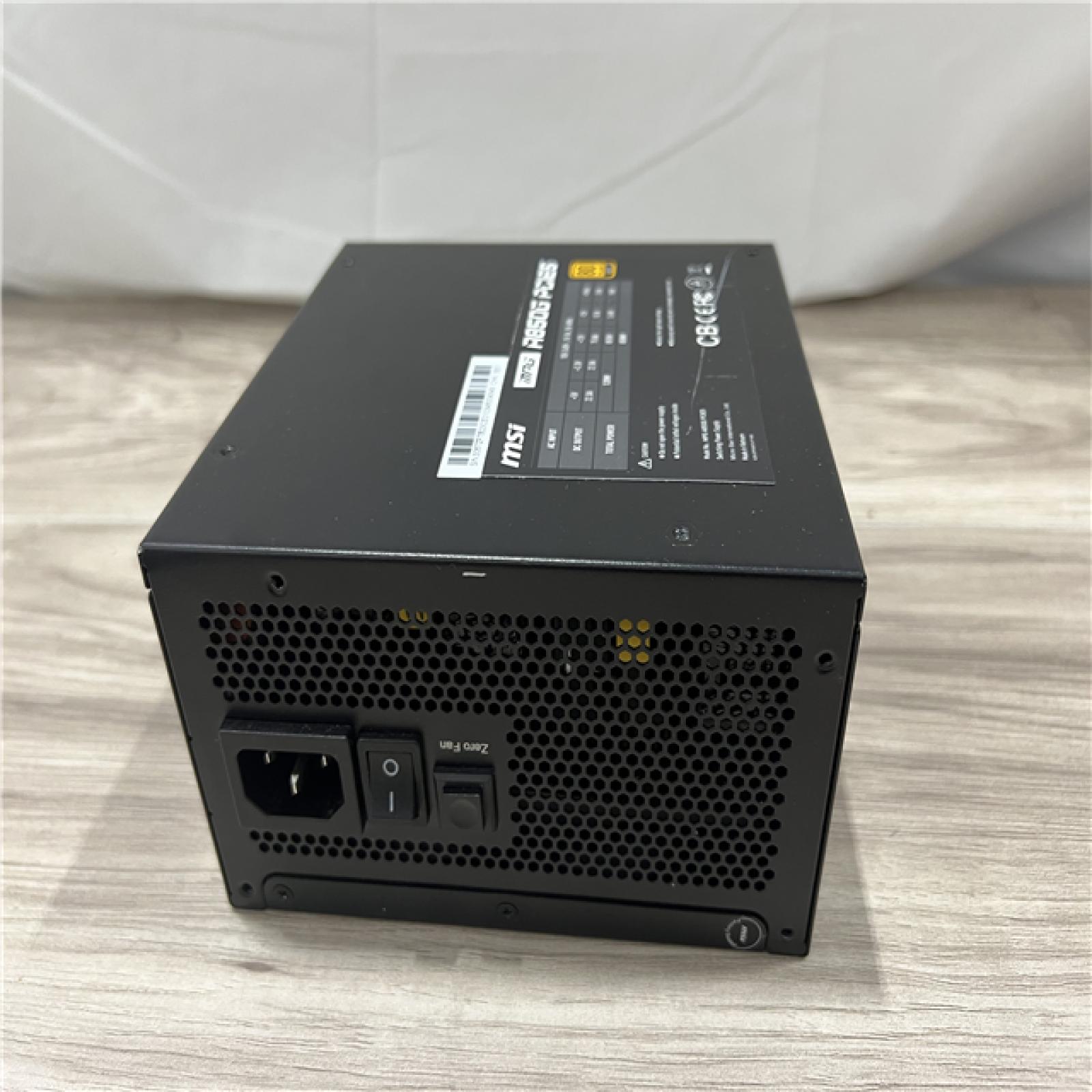 AS-IS MSI - MPG A850GS PCIE5 850W ATX 3.1 &PCIe 5.1 - Black