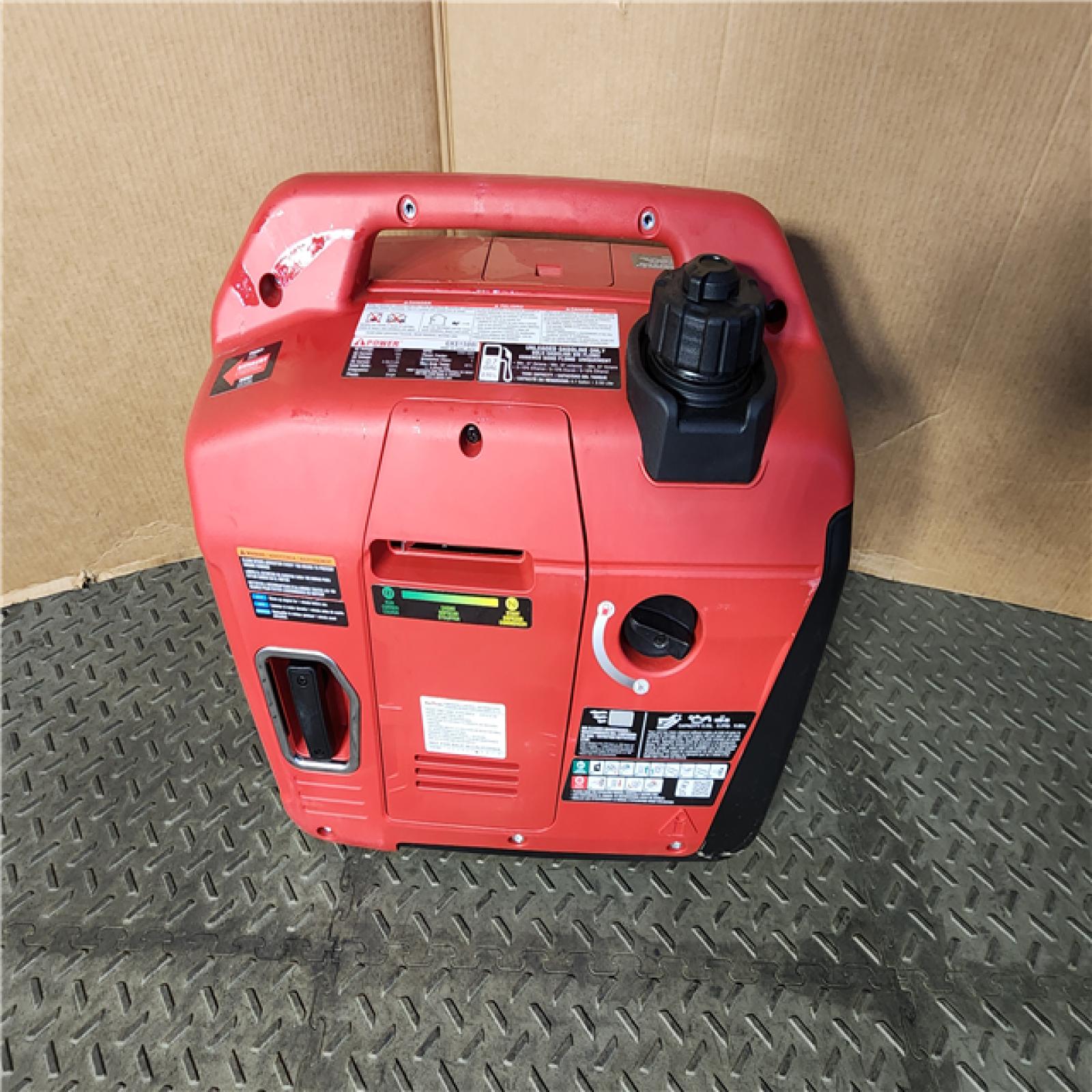 HOUSTON LOCATION - AS-IS 1500-Watt Recoil Start Gasoline Powered Ultra-Light Inverter Generator with 60cc OHV Engine and CO Sensor Shutdown