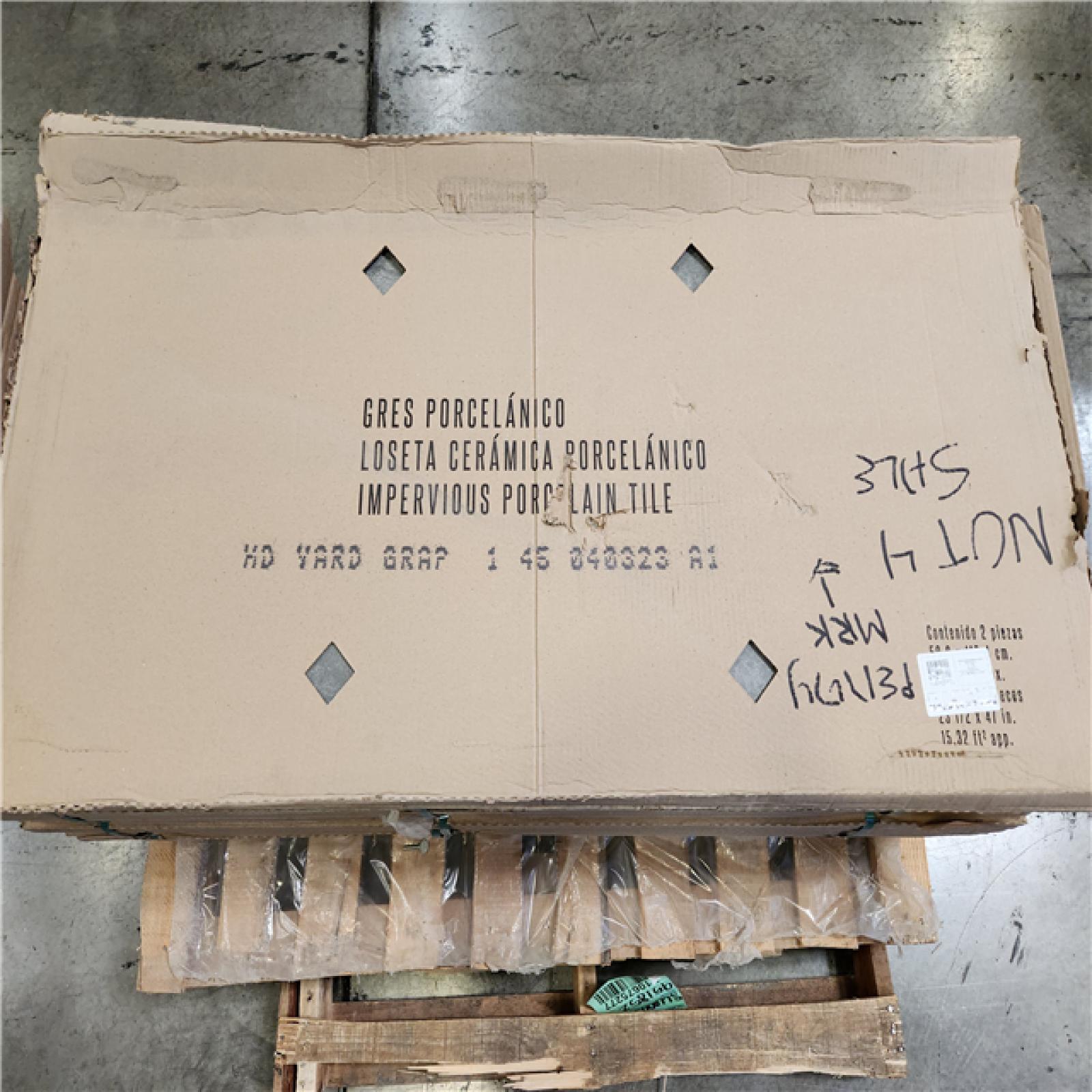 Phoenix Location NEW MSI Yardan Graphite 24 in. x 48 in. Matte Porcelain Stone Look Floor and Wall Tile (275 sq. ft./18 Case)