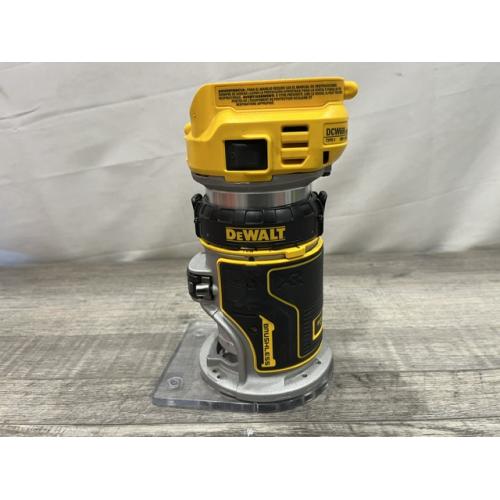 AS-IS DEWALT 20V MAX XR Cordless Brushless Fixed Base Compact Router (Tool Only)