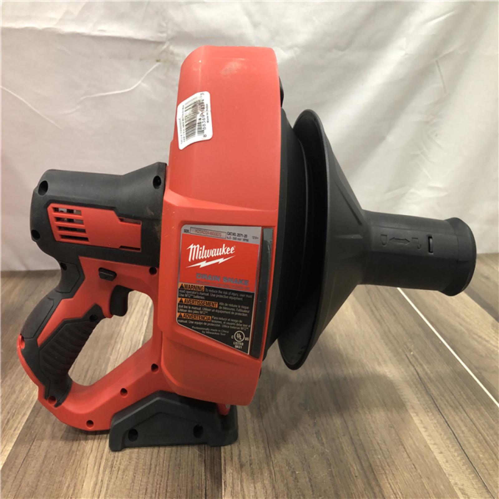 AS-IS Milwaukee 12-V Lithium-Ion Cordless Drain Snake Auger Kit