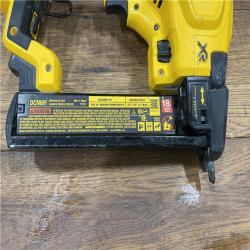 AS-IS DEWALT Cordless 18-Gauge Narrow Crown Stapler (Tool Only)