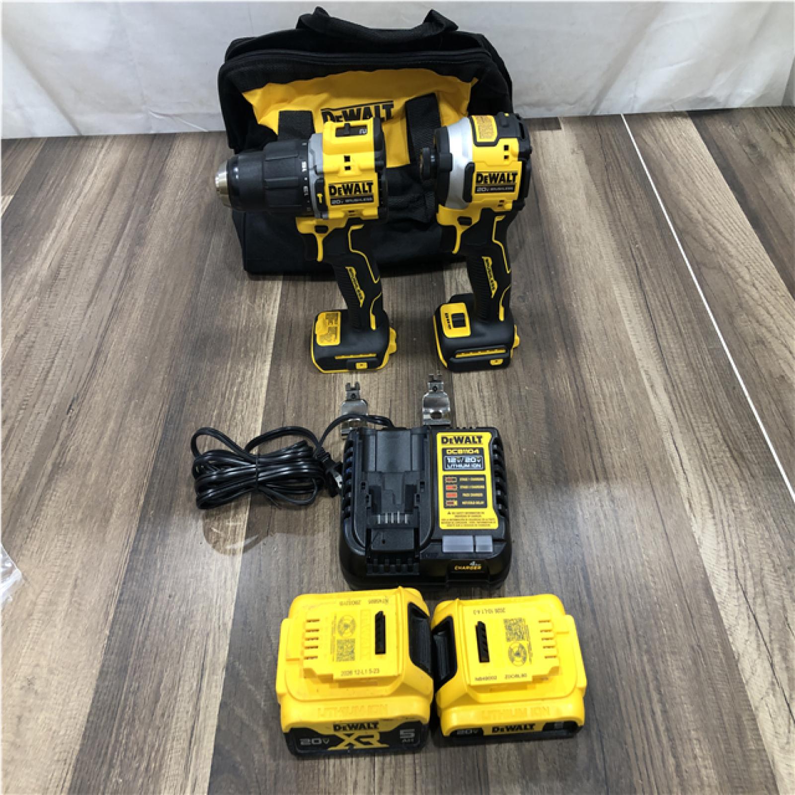 AS-IS DEWALT ATOMIC 20V MAX Lithium-Ion Cordless 2-Tool Combo Kit