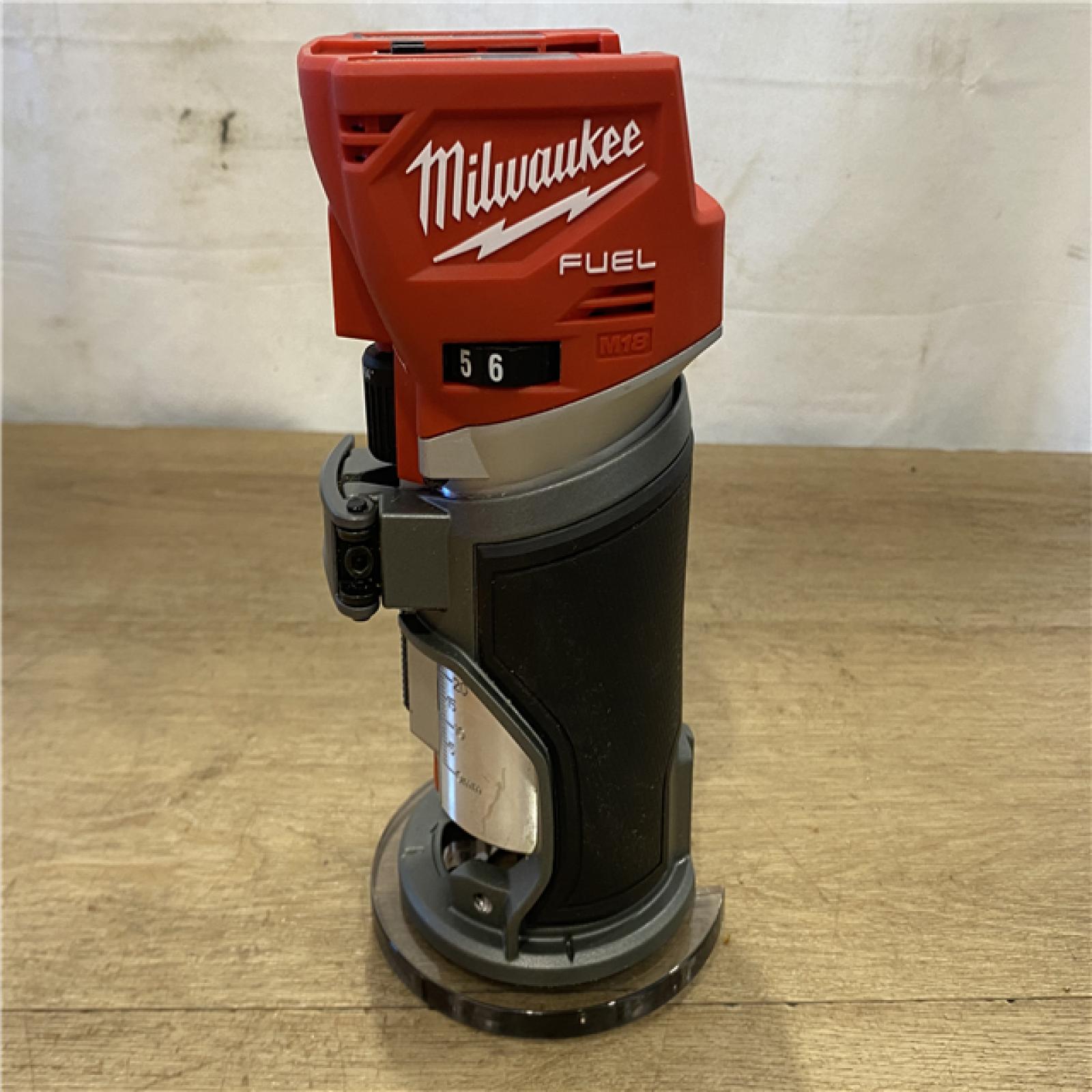 AS-IS Milwaukee FUEL 18V Lithium-Ion Brushless Cordless Compact Router (Tool-Only)