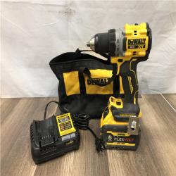 AS-IS DEWALT 20V MAX XR Lithium-Ion Brushless Cordless 1/2 in. Drill/Driver Kit