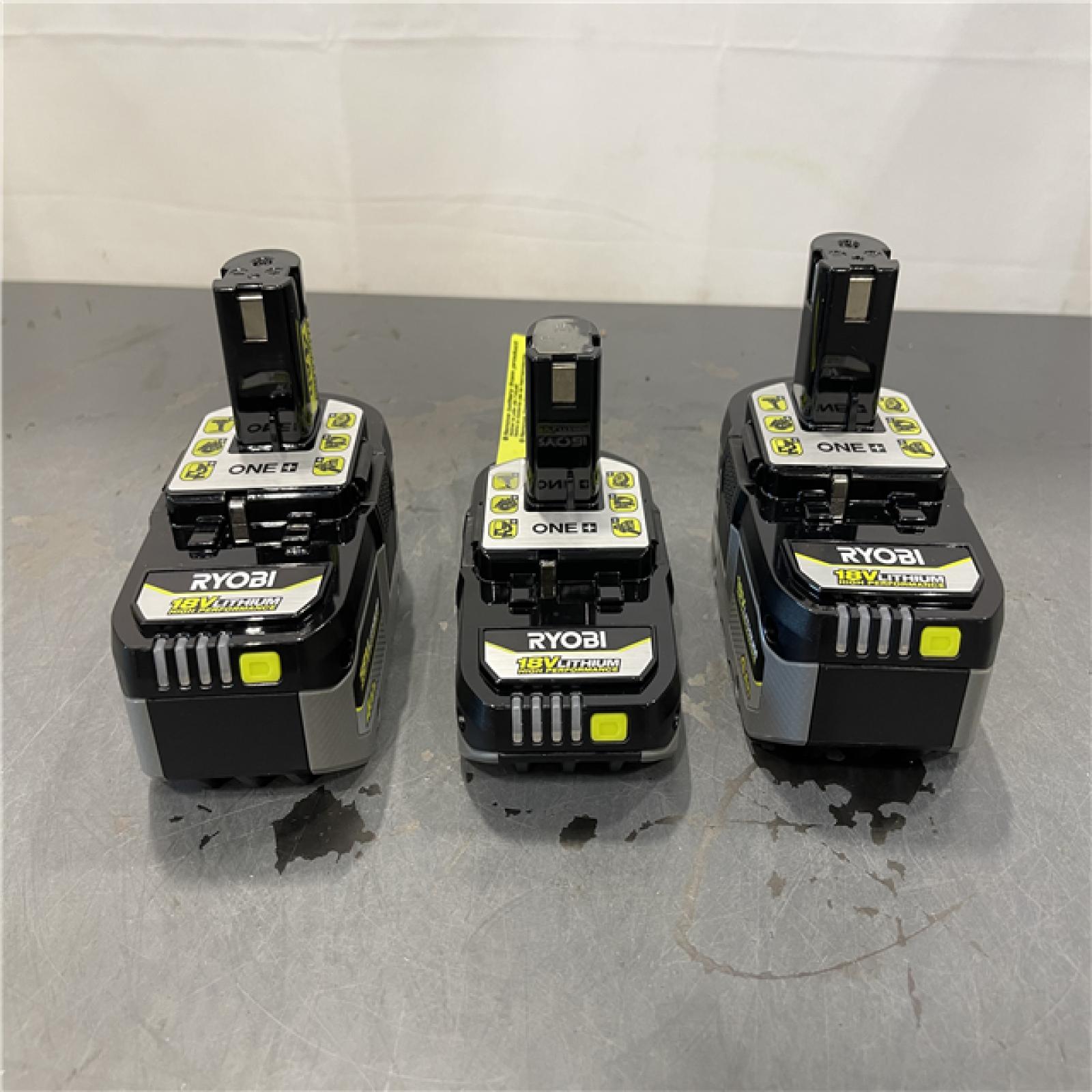 AS-IS - RYOBI ONE+ 18V Lithium-Ion HIGH PERFORMANCE Starter Kit