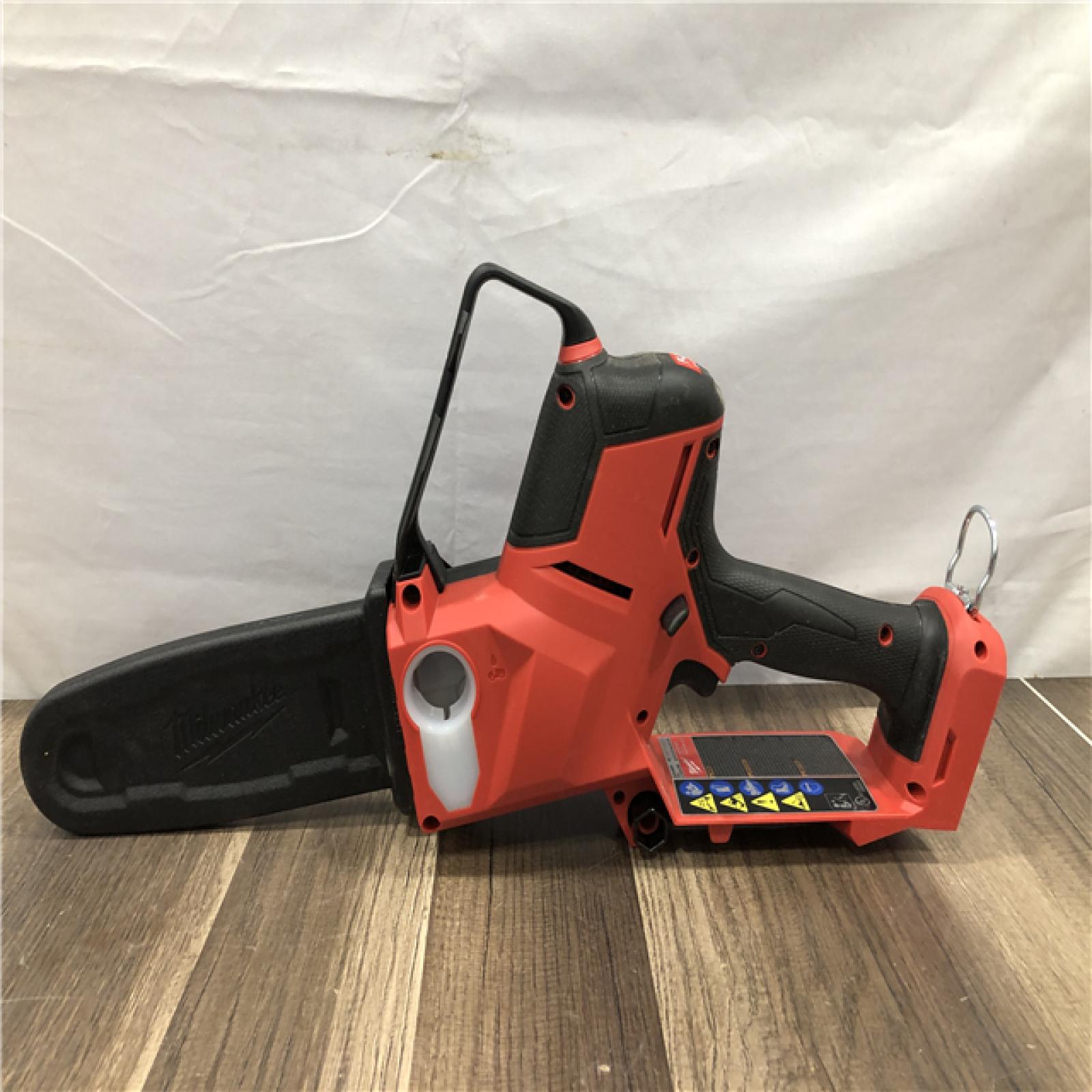 AS-IS Milwaukee  FUEL 18V Lithium-Ion Brushless Battery 8 in. HATCHET Pruning Saw (Tool-Only)