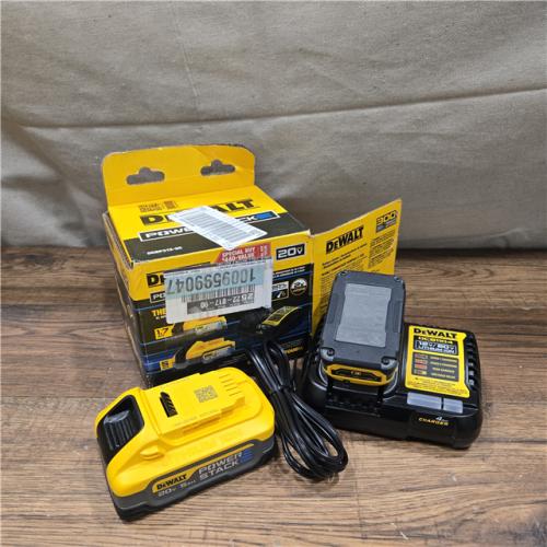 GOOD DEWALT DCBP315-2C 20V MAX 5.0Ah & 1.7Ah + Chgr