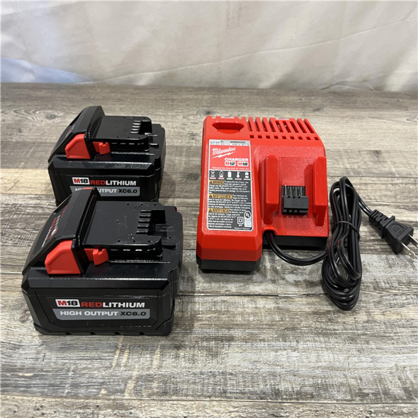 AS-IS Milwaukee 18-Volt Lithium-Ion High Output Starter Kit