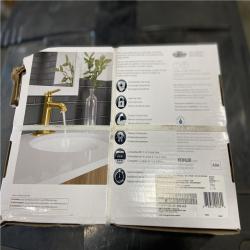 DALLAS LOCATION - KOHLER Numista Single-Handle Single Hole Bathroom Faucet in Vibrant Brushed Moderne Brass