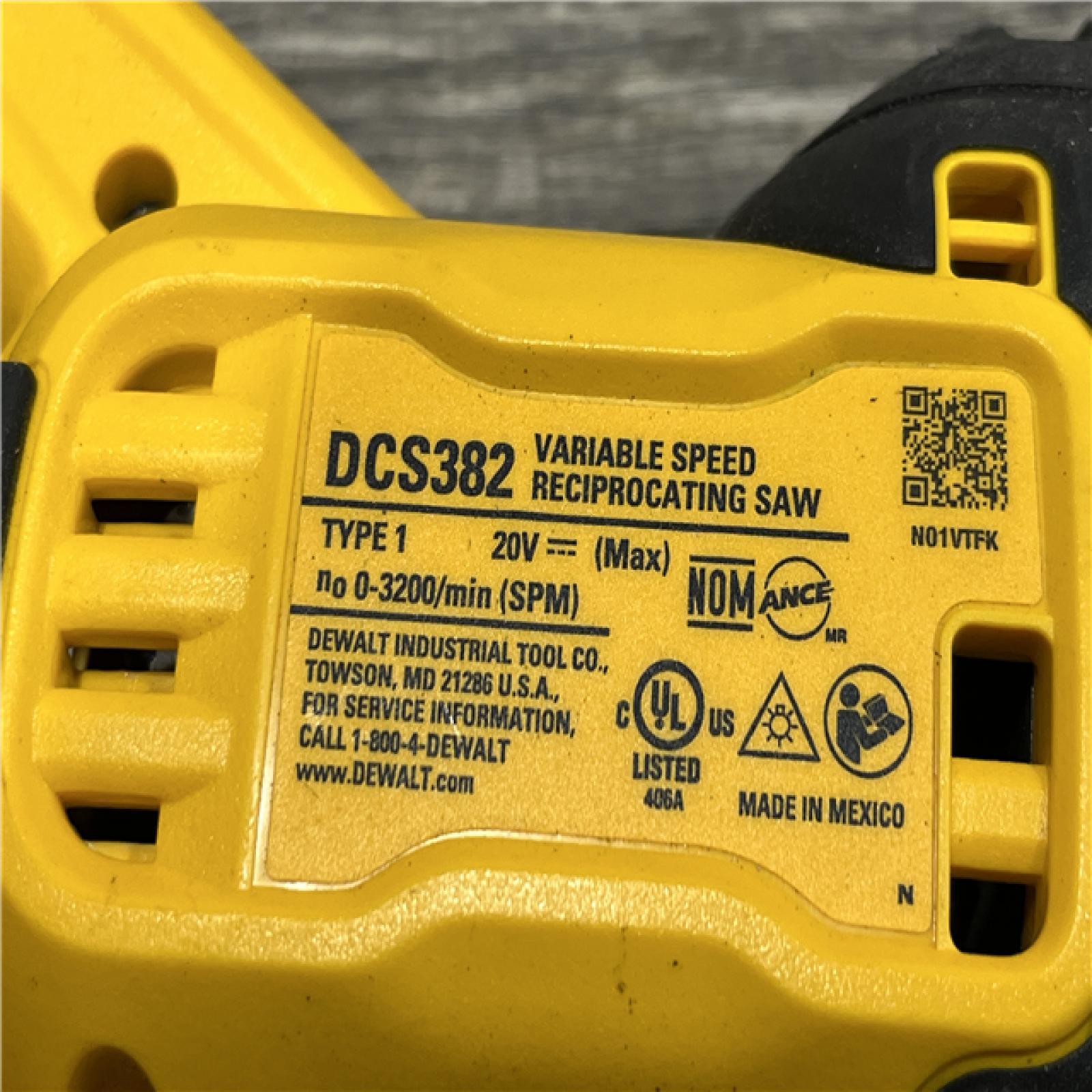 AS-IS DEWALT 20V MAX Cordless Brushless Reciprocating Saw (Tool Only)