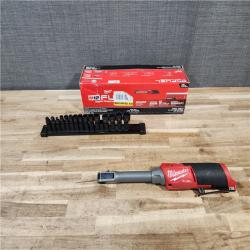 HOUSTON LOCATION - AS-IS Milwaukee FUEL INSIDER 12V Lithium-Ion Brushless Cordless 1/4 in. - 3/8 in. Extended Reach Box Ratchet (Tool-Only)