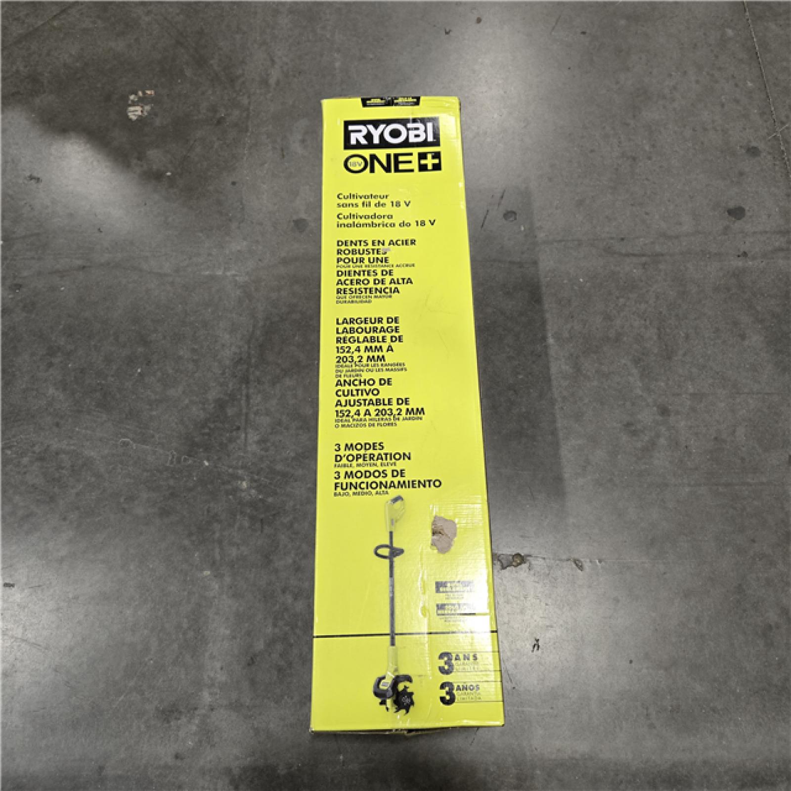 NEW!- ONE+ 8 in. 18V Cordless Cultivator (Tool-Only)