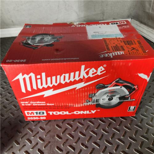 Houston location- AS-IS Milwaukee 2630-20 M18 Cordless 6-1/2 Circular Saw Bare Tool Only - All