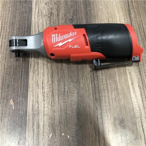AS-IS Milwaukee FUEL 12V Lithium-Ion Brushless Cordless High Speed 1/4 in. Ratchet (Tool-Only)