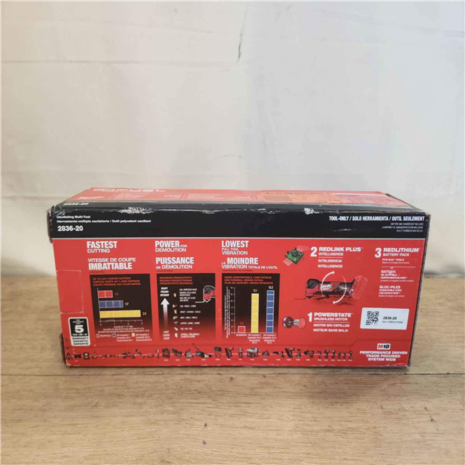 NEW- Milwaukee FUEL 18V Lithium-Ion Cordless Brushless Oscillating Multi-Tool (Tool-Only)