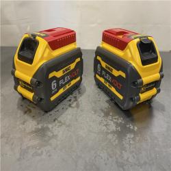 AS-IS - DEWALT FLEXVOLT 20-Volt/60-Volt MAX Lithium-Ion 6.0Ah Battery Pack (2-Pack)