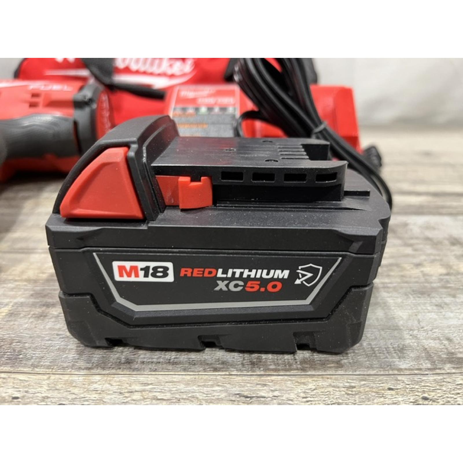 AS-IS Milwaukee FUEL 18V Lithium-Ion Brushless Cordless 1/2 in. Impact Wrench w/Friction Ring Kit