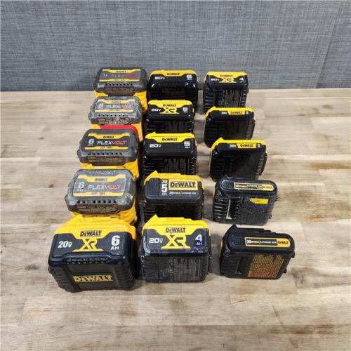HOUSTON LOCATION - AS-IS DEWALT BATTERY PACK QTY - 15