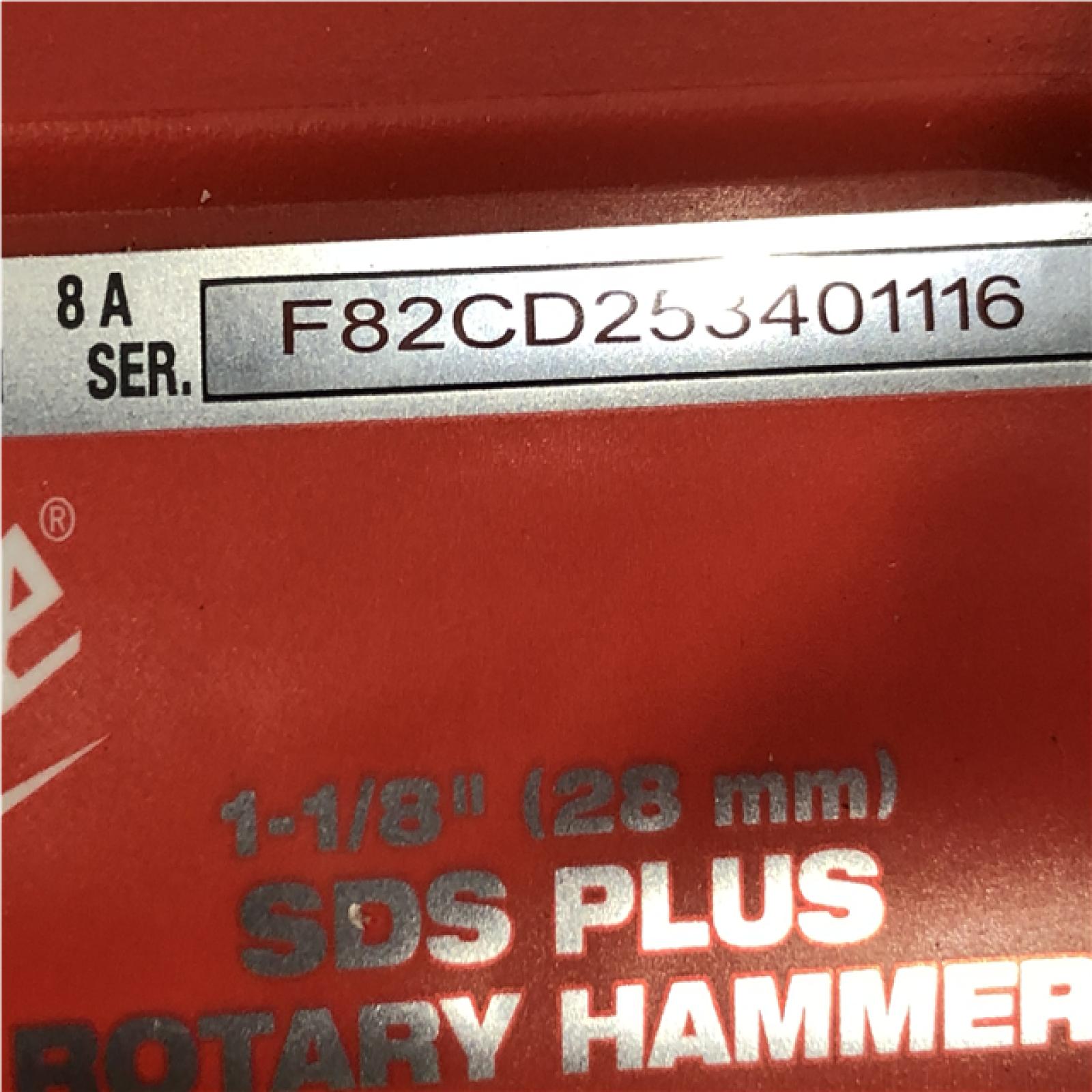 AS-IS Milwaukee 1-1/8 in. Corded SDS-Plus Rotary Hammer