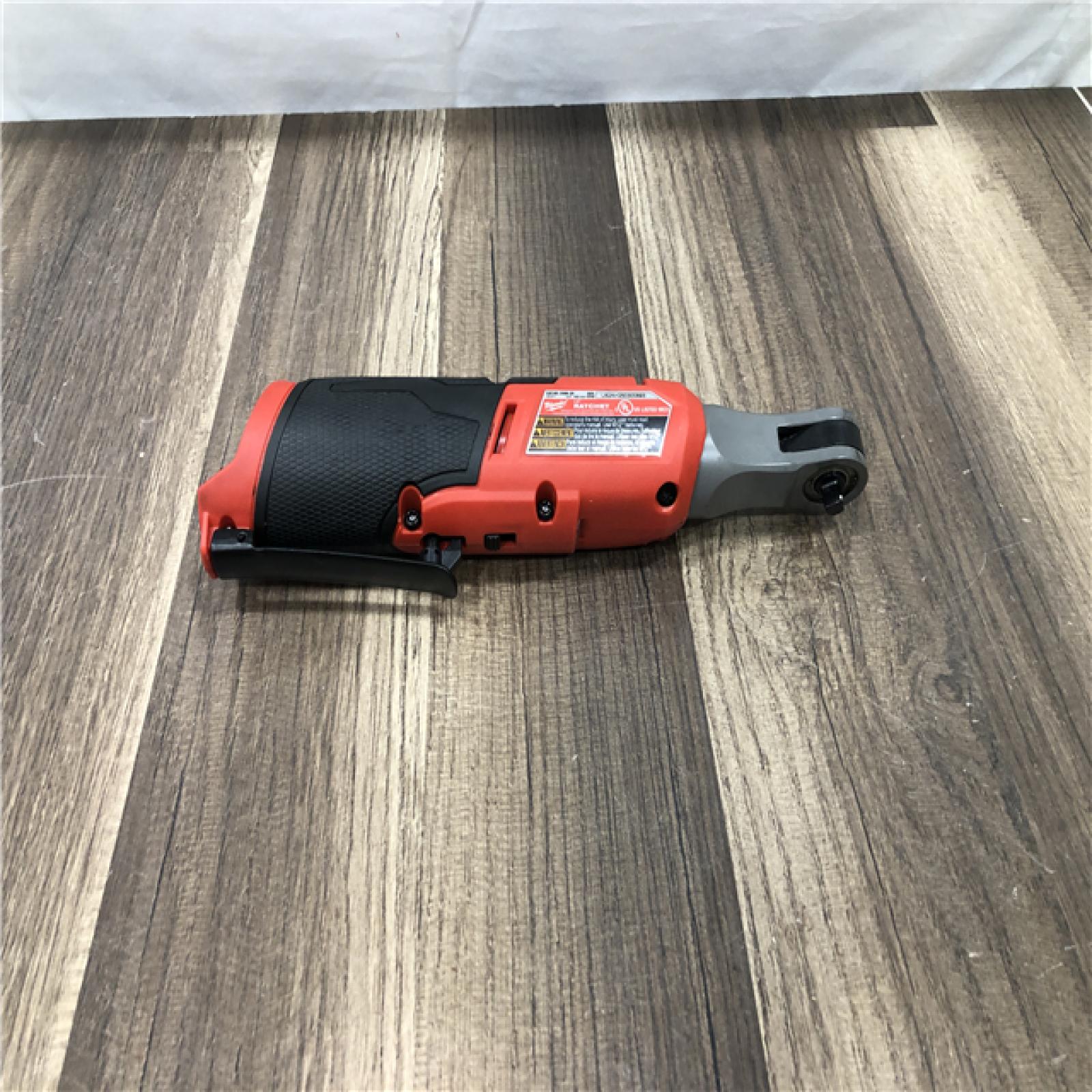 AS-IS Milwaukee FUEL 12V Lithium-Ion Brushless Cordless High Speed 1/4 in. Ratchet (Tool-Only)
