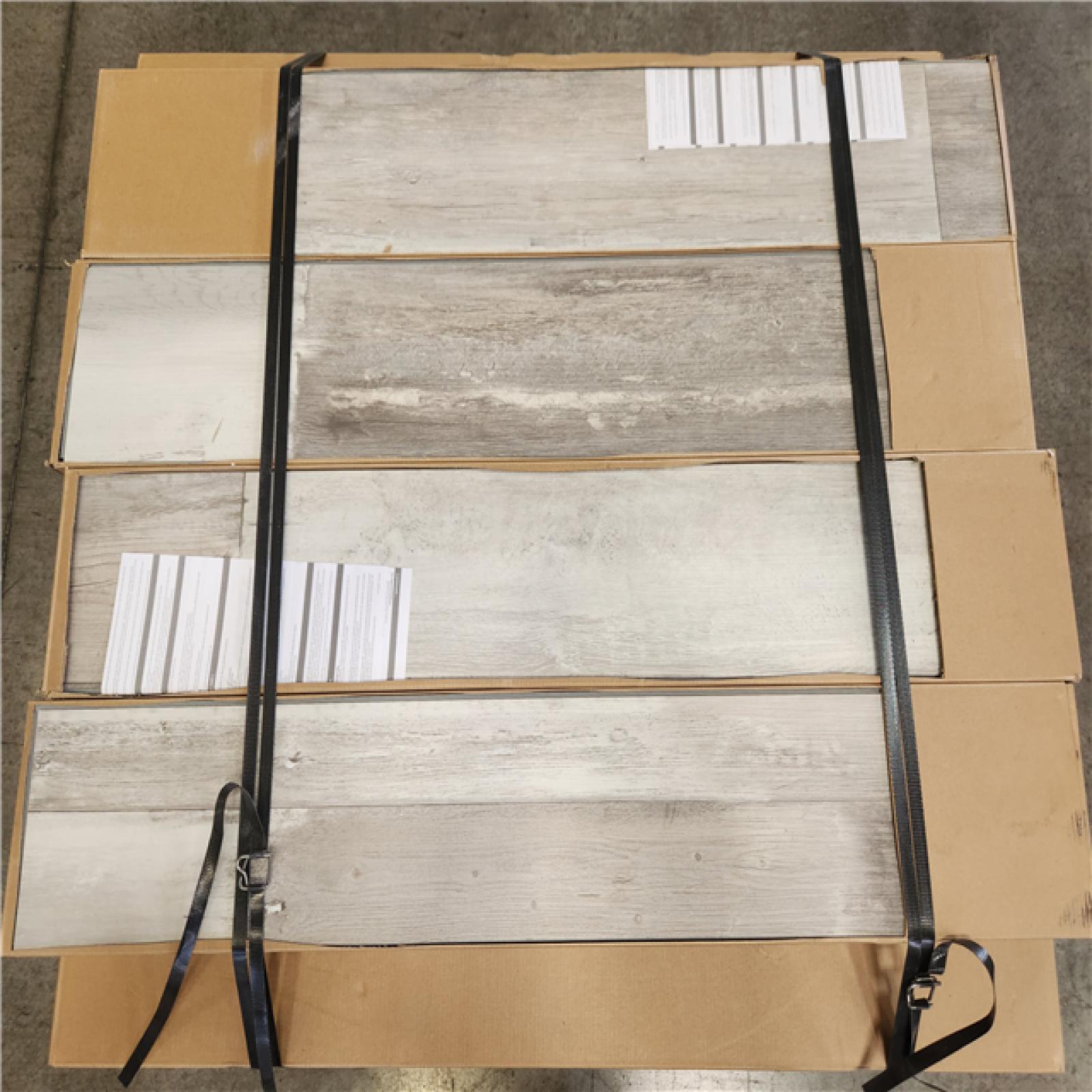 Phoenix NEW TrafficMaster Skyland 6 MIL x 6 in. W x 36 in. Whitewashed Gray Click Lock Waterproof Luxury Vinyl Plank Flooring (694 sq. ft./29 Case)