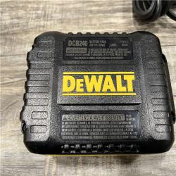 AS-IS DEWALT 20-Volt MAX Lithium-Ion 4.0Ah Battery with 12-Volt to 20-Volt MAX Charger