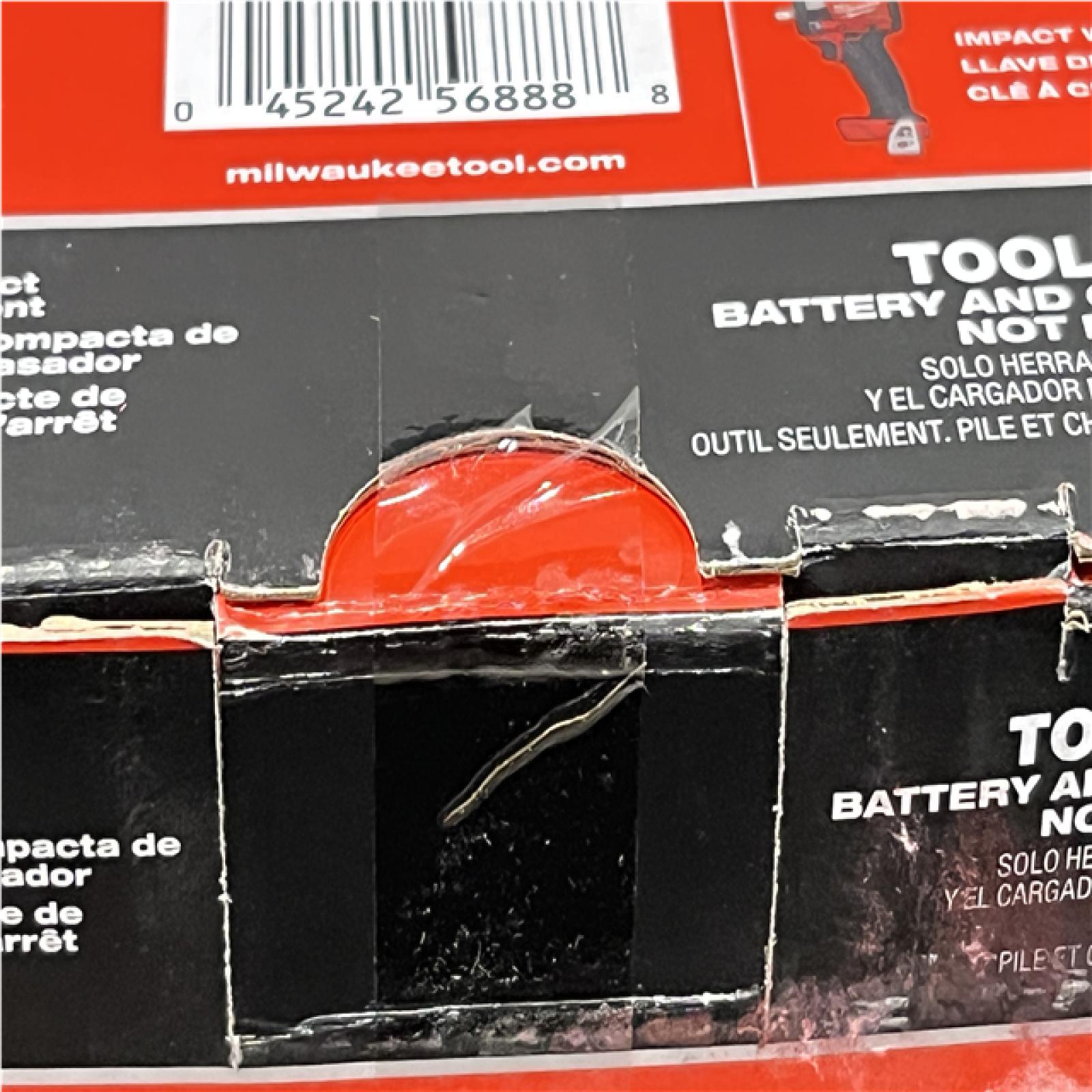 NEW - Milwaukee Cordless Compact Impact Wrench with Pin Detent (Tool-Only)