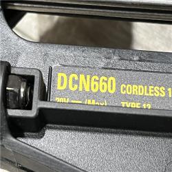 AS-IS DEWALT 20V MAX XR Lithium-Ion Electric Cordless 16-Gauge Angled Finishing Nailer (Tool Only)