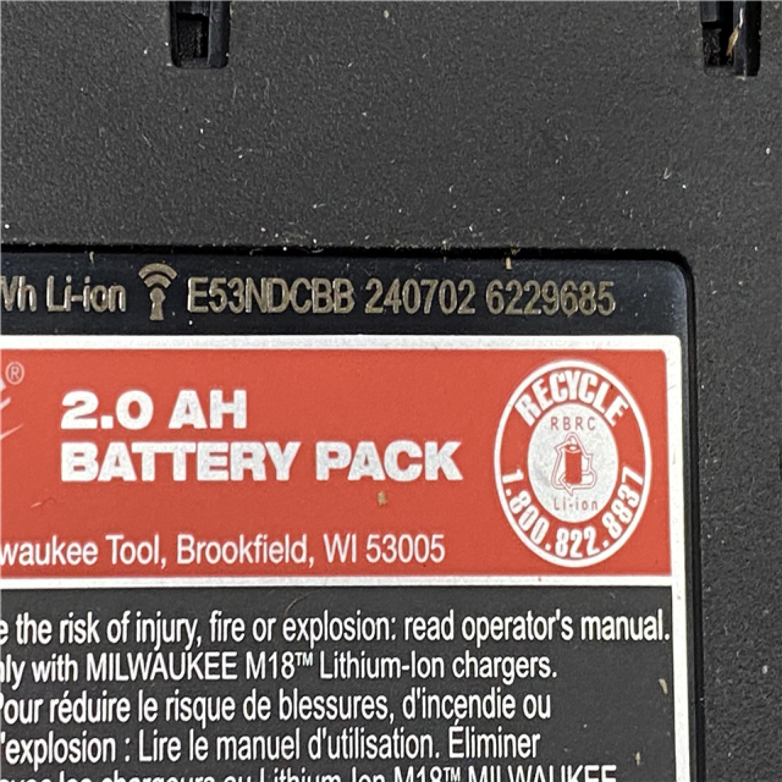 AS-IS Milwaukee 18V Lithium-Ion Brushless Cordless Compact Drill/Impact Combo Kit