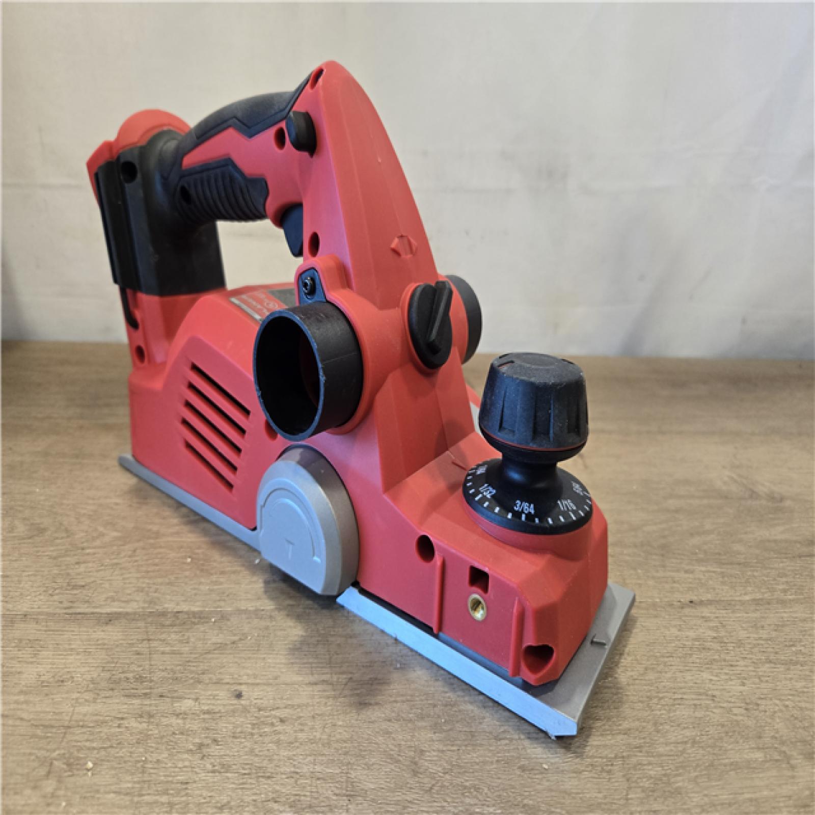 AS-IS Milwaukee M18 18V Cordless 3-1/4 in. Planer (Tool-Only)