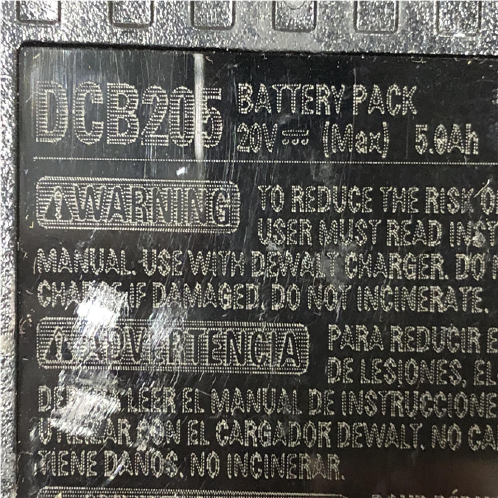 AS-IS DEWALT 20V MAX Lithium-Ion 5.0 Ah Battery and Charger