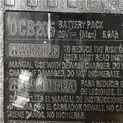 AS-IS DEWALT 20V MAX Lithium-Ion 5.0 Ah Battery and Charger