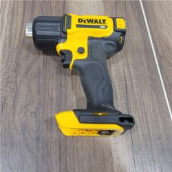 AS-IS Dewalt 20-Volt MAX Cordless Compact Heat Gun with Flat & Hook Nozzle Attachments (Tool-Only)