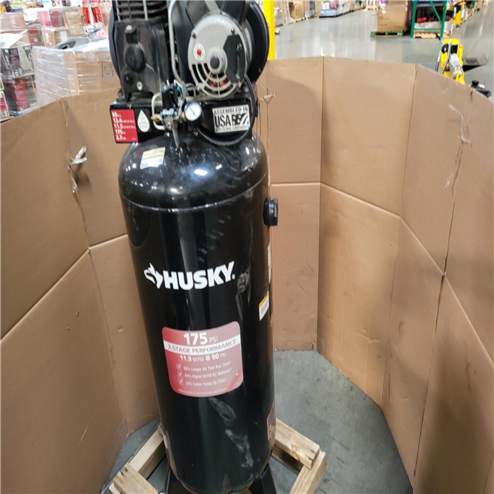 CALIFORNIA AS-IS HUSKY AIR COMPRESSOR