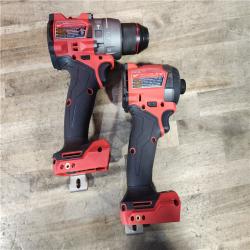 HOUSTON LOCATION - AS-IS MILWAUKEE FUEL 18V Lithium-Ion Brushless Cordless Hammer Drill and Impact Driver Combo Kit