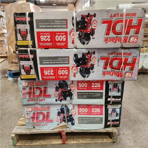 Phoenix Location MoJack HDL 500 Lawn Mower Lift and Huskey 50 Gallon Mobile Job Box (7 Boxes)