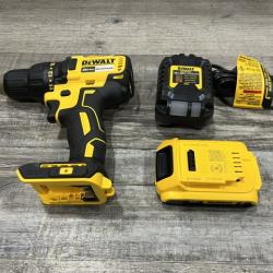 AS-IS DEWALT 20-Volt MAX Lithium-Ion Cordless 1/2 in. Compact Drill/Driver Kit