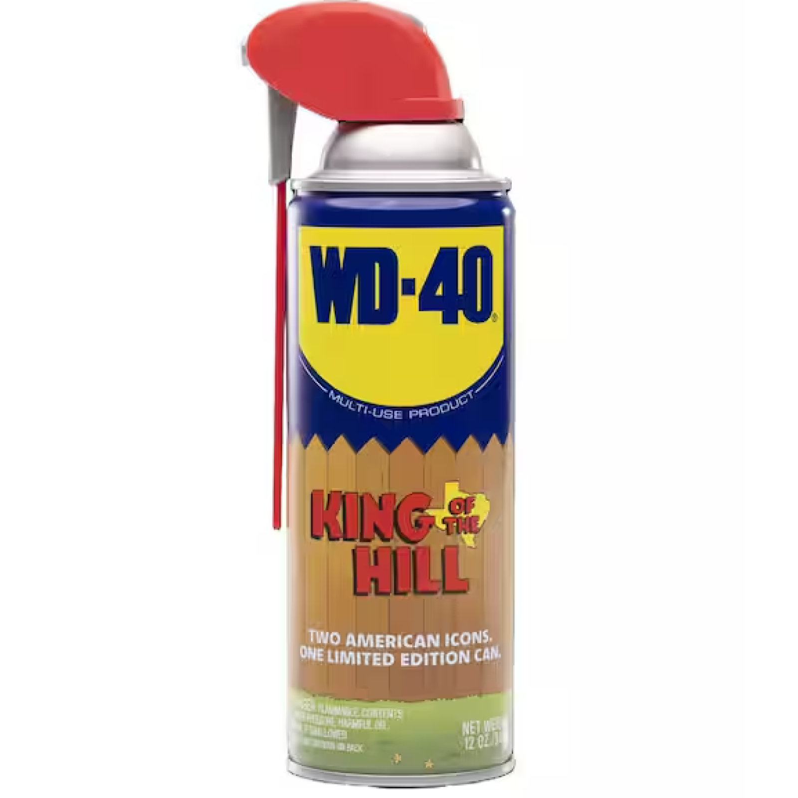 DALLAS LOCATION- WD-40 12 oz. Limited-Edition King of the Hill Collectors Can (261 UNITS)