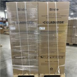 DALLAS LOCATION- Gladiator Flex 54 in. W x 75 in. H x 19 in. D Pre-Assembled 24 Gauge Welded Steel 3-Piece Garage Storage System in Silver Tread PALLET-(2 SETS)